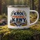 Kubek Emaliowany Na Dzień Chłopaka Prezent Dla Chłopaka Mężczyzny: Retro Śródziemnomorski