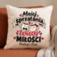 Poduszka Dekoracyjna Dla Młodej Pary Prezent Na Ślub Dla Pary: Mniej Sprzątania, Więcej