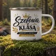 Kubek Emaliowany Dla Szefowej Prezent Dla Kobiety: Elegancka Liderka Kubek Emaliowany Dla Szefowej Prezent Dla Kobiety: Elegancka Liderka