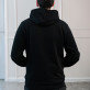 Travel hoodie - Bluza męska czarna z kapturem