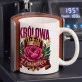 Kubek Z Nadrukiem Na Dzień Kobiet Prezent Dla Kobiety Kobiety: Królowa Z Charakterem Kubek Z Nadrukiem Na Dzień Kobiet Prezent Dla Kobiety Kobiety: Królowa Z Charakterem