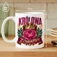 Kubek Z Nadrukiem Na Dzień Kobiet Prezent Dla Kobiety Kobiety: Królowa Z Charakterem Kubek Z Nadrukiem Na Dzień Kobiet Prezent Dla Kobiety Kobiety: Królowa Z Charakterem