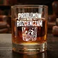 Szklanka Do Whisky Na Urodziny Prezent Dla Mężczyzny: Problemów Nie Rozcieńczam Szklanka Do Whisky Na Urodziny Prezent Dla Mężczyzny: Problemów Nie Rozcieńczam