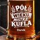 Kufel Personalizowany z Grawerem Na 50 Lecie Ślubu Prezent Dla Mężczyzny: Śródziemnomorski Kufel Kufel Personalizowany z Grawerem Na 50 Lecie Ślubu Prezent Dla Mężczyzny: Śródziemnomorski Kufel