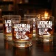 Szklanka Do Whisky Dla Barmana Prezent Dla Mężczyzny: Licencja Na Dolewkę Szklanka Do Whisky Dla Barmana Prezent Dla Mężczyzny: Licencja Na Dolewkę