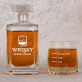  twój drink - Zestaw Grawerowana Karafka 0,7 i Szklanki Do Whisky