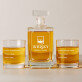  twój drink - Zestaw Grawerowana Karafka 0,7 i Szklanki Do Whisky