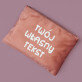Twój tekst - Kosmetyczka welurowa