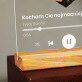 twoja piosenka spotify serce - Wydruk na szkle akrylowym z podstawką