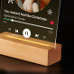 Twoja piosenka świąteczna spotify - Wydruk na szkle akrylowym z podstawką led Twoja piosenka świąteczna spotify - Wydruk na szkle akrylowym z podstawką led