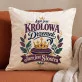 Poduszka Dekoracyjna Dla Siostry Prezent Dla Kobiety: Botaniczna Królowa Drzemek Poduszka Dekoracyjna Dla Siostry Prezent Dla Kobiety: Botaniczna Królowa Drzemek