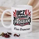 Zestaw Prezenowy z Kubkiem Dla Wychowawcy Na Dzień Nauczyciela Dla Mężczyzny: Uczę Ponad Program