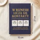 Notatnik A5 Dla Szefa Prezent Dla Mężczyzny: W Biznesie Liczą Się Kontakty Notatnik A5 Dla Szefa Prezent Dla Mężczyzny: W Biznesie Liczą Się Kontakty
