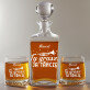 Ty grasz, ja tańczę - Zestaw Grawerowana Karafka I Szklanki Do Whisky