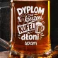 Kufel Personalizowany z Grawerem Na Zakończenie Studiów Prezent Dla Magistra Mężczyzny: Dyplom I Kufel Kufel Personalizowany z Grawerem Na Zakończenie Studiów Prezent Dla Magistra Mężczyzny: Dyplom I Kufel