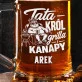 Kufel Personalizowany z Grawerem Dla Taty Na Święta Prezent: Grillowy Król Kufel Personalizowany z Grawerem Dla Taty Na Święta Prezent: Grillowy Król