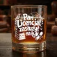 Szklanka Do Whisky Na Obronę Licencjatu Prezent Dla Mężczyzny: Pan Licencjat Zasłużył Na Łyk