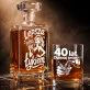 Zestaw Do Whisky Dla 40 Latki Prezent Na 40 Urodziny Dla Kobiety: Humor I Klasa