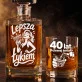Zestaw Do Whisky Dla 40 Latki Prezent Na 40 Urodziny Dla Kobiety: Humor I Klasa