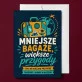 Kartka z Życzeniami Dla Podróżnika Dla Mężczyzny: Bagaż Przygód Kartka z Życzeniami Dla Podróżnika Dla Mężczyzny: Bagaż Przygód