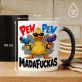 Kubek Z Nadrukiem Na Dzień Mężczyzny Prezent Dla Mężczyzny: Pew Pew Madafuckas Kubek Z Nadrukiem Na Dzień Mężczyzny Prezent Dla Mężczyzny: Pew Pew Madafuckas