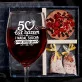 Zestaw Prezenowy Z Kieliszkiem Do Wina Na 50 Rocznicę Ślubu: 50 Lat Razem – Grawer
