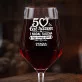 Mega Kieliszek Do Wina z Grawerem Na 50 Rocznicę Ślubu Prezent Dla Kobiety: 50 Lat Razem - Grawer Mega Kieliszek Do Wina z Grawerem Na 50 Rocznicę Ślubu Prezent Dla Kobiety: 50 Lat Razem - Grawer