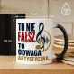 Kubek Z Nadrukiem Dla Muzyka Prezent Dla Mężczyzny: Odwaga Artystyczna Kubek Z Nadrukiem Dla Muzyka Prezent Dla Mężczyzny: Odwaga Artystyczna