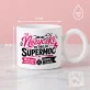 Kubek Z Okrągłym Uchem Dla Fryzjerki Prezent Dla Kobiety: Nożyczkowa Supermoc Kubek Z Okrągłym Uchem Dla Fryzjerki Prezent Dla Kobiety: Nożyczkowa Supermoc