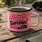 Kubek Emaliowany Dla Fryzjerki Prezent Dla Kobiety: Nożyczkowa Supermoc Kubek Emaliowany Dla Fryzjerki Prezent Dla Kobiety: Nożyczkowa Supermoc