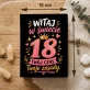 Czekoladki Na 18 Urodziny Prezent Dla Kobiety: Witaj W Świecie 18 Czekoladki Na 18 Urodziny Prezent Dla Kobiety: Witaj W Świecie 18