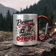 Kubek Metalowy z Karabińczykiem Na Mikołajki Prezent Dla Mężczyzny: Męski Poranek Kubek Metalowy z Karabińczykiem Na Mikołajki Prezent Dla Mężczyzny: Męski Poranek