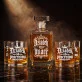 Zestaw Do Whisky Dla Dziadka Prezent Na Dzień Dziadka Dla Mężczyzny: Dziadek Zna Miarę
