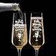 Dwa Kieliszki Do Szampana Dla Pary Młodej Prezent Na Ślub Dla Pary: Toastowa Para Młoda Dwa Kieliszki Do Szampana Dla Pary Młodej Prezent Na Ślub Dla Pary: Toastowa Para Młoda