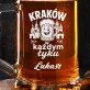 Kufel Personalizowany z Grawerem Dla Miłośnika Krakowa Prezent Dla Mężczyzny: Krakowski Toast Kufel Personalizowany z Grawerem Dla Miłośnika Krakowa Prezent Dla Mężczyzny: Krakowski Toast