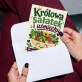 Kartka z Życzeniami Dla Weganki Dla Kobiety: Sałatkowa Królowa Kartka z Życzeniami Dla Weganki Dla Kobiety: Sałatkowa Królowa
