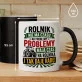 Kubek Z Nadrukiem Dla Rolnika Prezent Dla Mężczyzny: Rolnik Bez Trosk