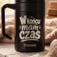 Kubek Termiczny z Uchem Dla Emeryta Prezent Na Emeryturę Dla Mężczyzny: W Końcu Mam Czas Kubek Termiczny z Uchem Dla Emeryta Prezent Na Emeryturę Dla Mężczyzny: W Końcu Mam Czas