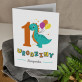 Urodziny dinozaur - kartka z życzeniami