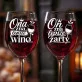Dwa Kieliszki Do Wina Dla Pary Prezent Dla Pary: Wesoła Para
