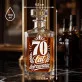 Karafka Do Whisky z Grawerem Na 70 Urodziny Prezent: 70 Lat Dojrzewania Karafka Do Whisky z Grawerem Na 70 Urodziny Prezent: 70 Lat Dojrzewania