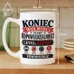 Kubek Z Nadrukiem Na Kawalerski Prezent Dla Mężczyzny: Koniec Wolności Kubek Z Nadrukiem Na Kawalerski Prezent Dla Mężczyzny: Koniec Wolności