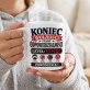 Kubek Z Nadrukiem Na Kawalerski Prezent Dla Mężczyzny: Koniec Wolności Kubek Z Nadrukiem Na Kawalerski Prezent Dla Mężczyzny: Koniec Wolności