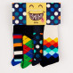 Uśmiech - Happy Socks - Dots - Zestaw 4 par skarpet męskich