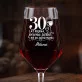 Mega Kieliszek Do Wina z Grawerem Na 30 Urodziny Prezent Dla 30 Latki Kobiety: 30 Lat Piękna Mega Kieliszek Do Wina z Grawerem Na 30 Urodziny Prezent Dla 30 Latki Kobiety: 30 Lat Piękna