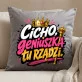 Poduszka Dekoracyjna Na Dzień Nauczyciela Prezent Dla Nauczyciela Kobiety: Cicho, Geniuszka Tu Rządzi. Poduszka Dekoracyjna Na Dzień Nauczyciela Prezent Dla Nauczyciela Kobiety: Cicho, Geniuszka Tu Rządzi.