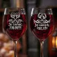 Dwa Kieliszki Do Wina Dla Pary Młodej Prezent Na Ślub Dla Pary: Para Młoda Duo Dwa Kieliszki Do Wina Dla Pary Młodej Prezent Na Ślub Dla Pary: Para Młoda Duo