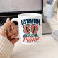 Kubek Z Nadrukiem Dla Fizjoterapeutki Prezent Dla Kobiety: Ustawiam Do Pionu Kubek Z Nadrukiem Dla Fizjoterapeutki Prezent Dla Kobiety: Ustawiam Do Pionu