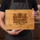 Deska Do Krojenia z Grawerem Na Podziękowanie Prezent Dla Kobiety: Dziękuję, Czasem Masz Deska Do Krojenia z Grawerem Na Podziękowanie Prezent Dla Kobiety: Dziękuję, Czasem Masz