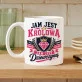 Kubek Z Nadrukiem Na Dzień Dziewczyny Prezent Dla Kobiety: Jam Jest Królową Kubek Z Nadrukiem Na Dzień Dziewczyny Prezent Dla Kobiety: Jam Jest Królową